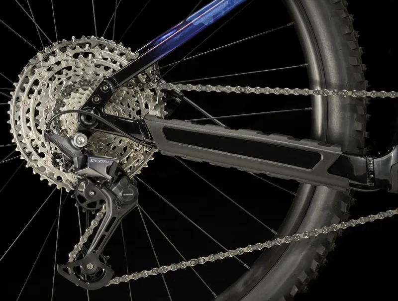 Trek Marlin+ 8 Electric Hardtail Mountain Bike 2025 in Purple Flip to Black Fade-5